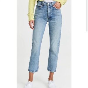 Agolde High Rise Straight Riley Crop Jeans Size 26